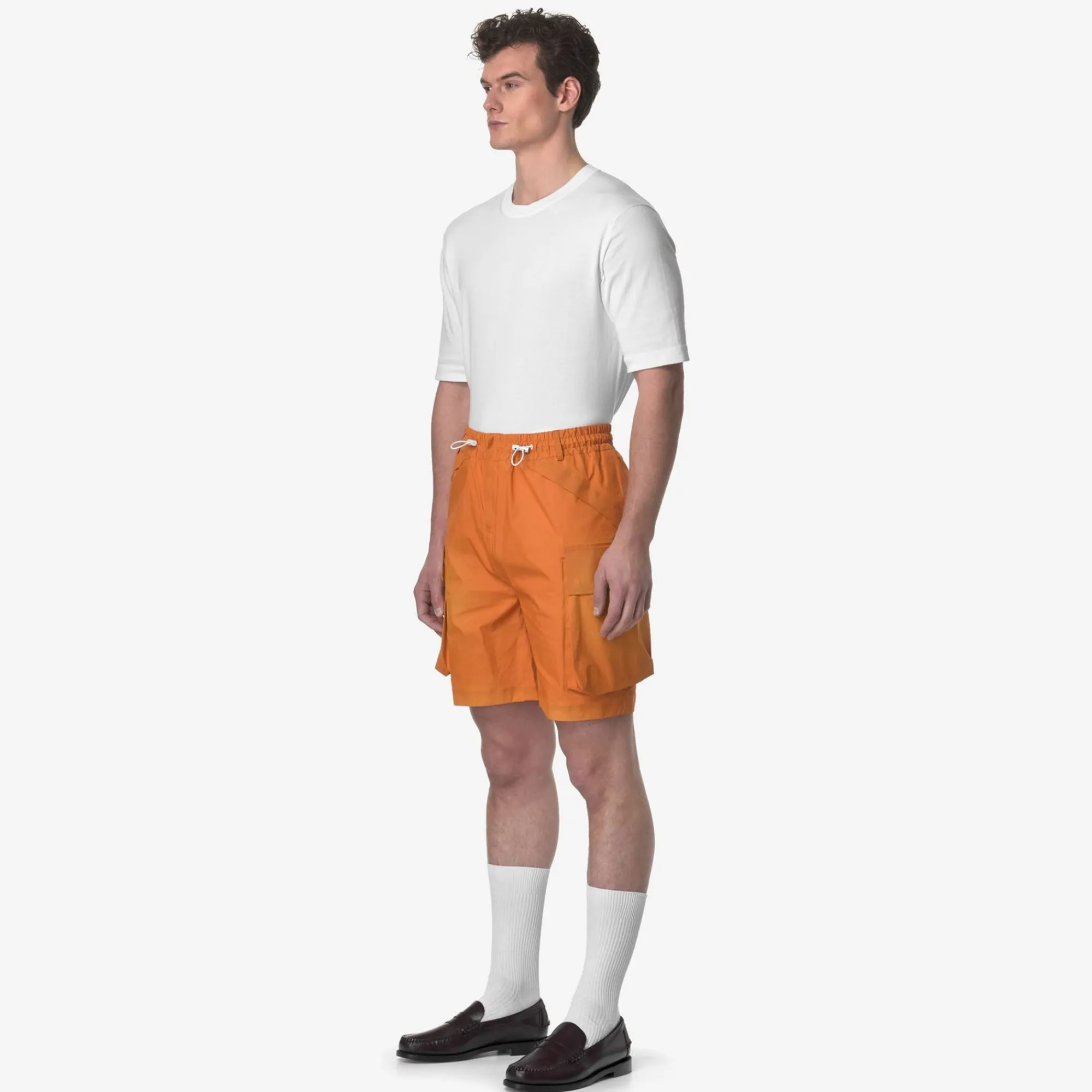 K-WAY Leo-Shell - Shorts - Sportshorts - Unisex - Orange Hot