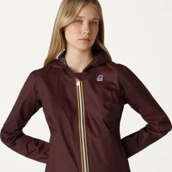 K-WAY Lil Plus.Dot - Jackets - Short - Woman - Red Dk Amaranto Sale
