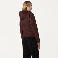 K-WAY Lil Plus.Dot - Jackets - Short - Woman - Red Dk Amaranto Sale