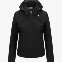 K-WAY Lilla Bonded Jersey - Jackets - Short - Woman - Black Pure Store