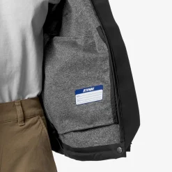 K-WAY Lilla Bonded Jersey - Jackets - Short - Woman - Black Pure Store