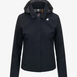K-WAY Lilla Bonded Jersey - Jackets - Short - Woman - Blue Depth Outlet