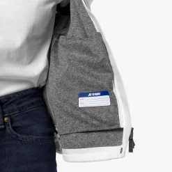 K-WAY Lilla Bonded Jersey - Jackets - Short - Woman - White Cheap