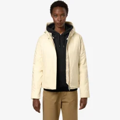 K-WAY Lily Micro Ripstop Marmotta - Jackets - Short - Woman - Beige E-Grey B New