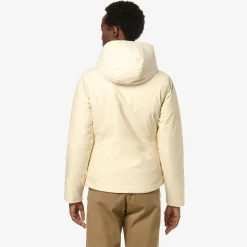 K-WAY Lily Micro Ripstop Marmotta - Jackets - Short - Woman - Beige E-Grey B New