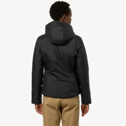 K-WAY Lily Micro Ripstop Marmotta - Jackets - Short - Woman - Black P-Blue A Cheap