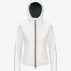 K-WAY Lily Plus.2 Reversible - Jackets - Short - Woman - Green P-White Hot