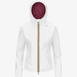 K-WAY Lily Plus.2 Reversible - Jackets - Short - Woman - White-Red D Best