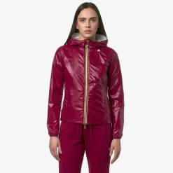 K-WAY Lily Plus.2 Reversible - Jackets - Short - Woman - White-Red D Best