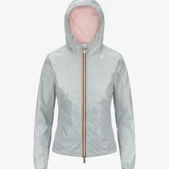 K-WAY Lily Plus.2 Reversible - Jackets - Short - Woman - Pink-Grey S Clearance