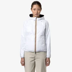 K-WAY Lily Plus.2 Reversible - Jackets - Short - Woman - Black P-White Flash Sale