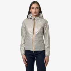 K-WAY Lily Plus.2 Reversible - Jackets - Short - Woman - White-Beige Store