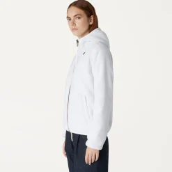 K-WAY Lily Polar Reversible - Fleece - Jacket - Woman - White Milk-Beige Taupe Clearance