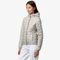 K-WAY Lily Quilted Warm - Jackets - Short - Woman - Beige Lt Outlet