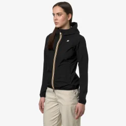 K-WAY Lily Stretch Dot - Jackets - Short - Woman - Black Pure Sale