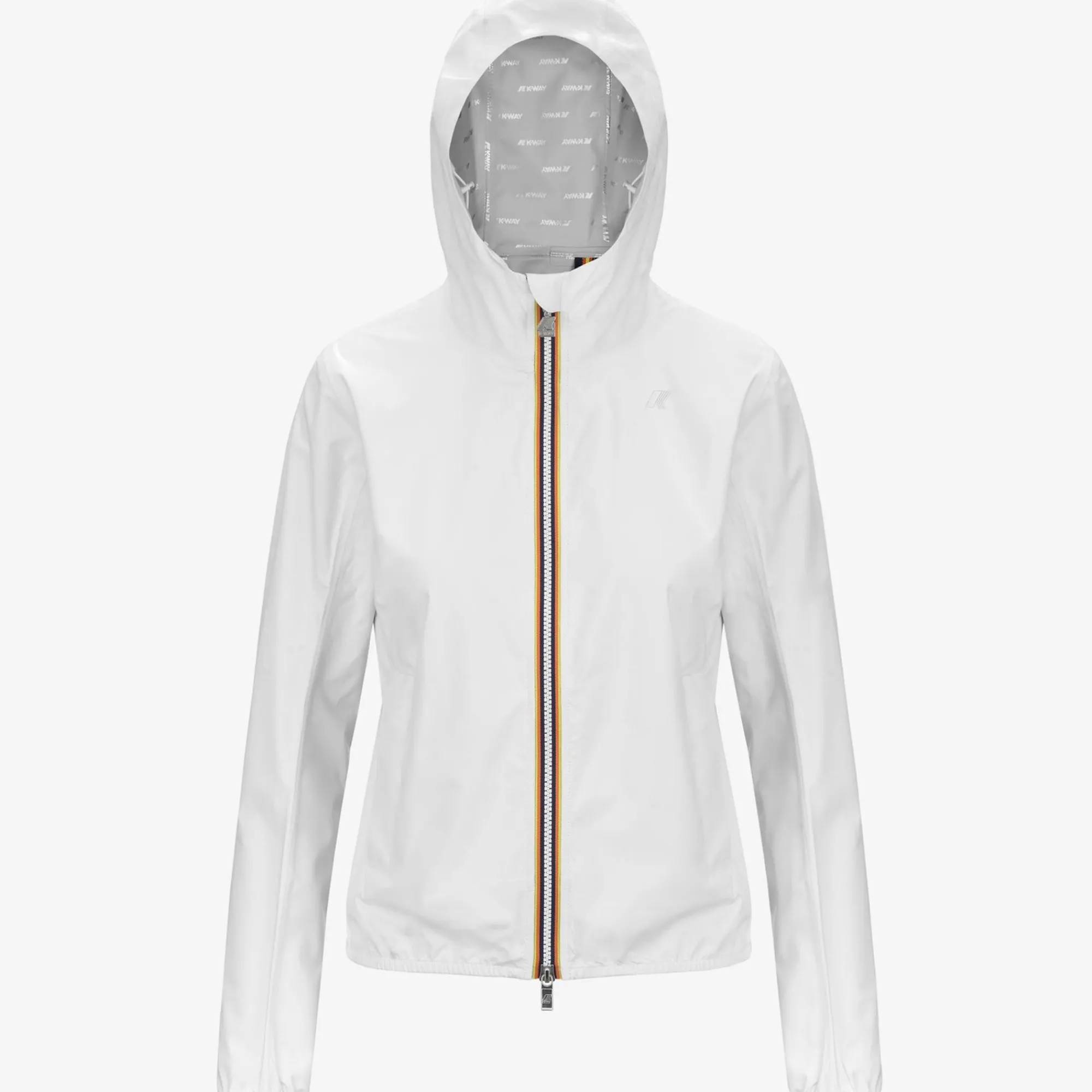 K-WAY Lily Stretch Dot - Jackets - Short - Woman - White Clearance