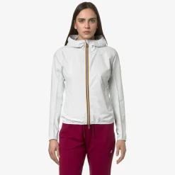 K-WAY Lily Stretch Dot - Jackets - Short - Woman - White Clearance