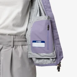 K-WAY Lily Stretch Dot - Jackets - Short - Woman - Violet Glicine Cheap