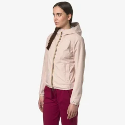 K-WAY Lily Stretch Dot - Jackets - Short - Woman - Pink Gardenia Outlet