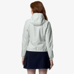K-WAY Lily Stretch Poly Jersey - Jackets - Short - Woman - Grey Sage Hot