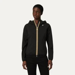 K-WAY Lily Stretch Poly Jersey - Jackets - Short - Woman - Black Pure Best