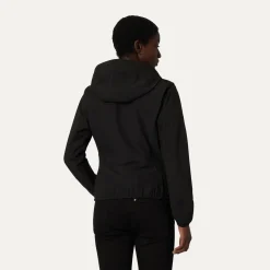 K-WAY Lily Stretch Poly Jersey - Jackets - Short - Woman - Black Pure Best