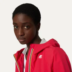 K-WAY Lily Stretch Poly Jersey - Jackets - Short - Woman - Red Berry New