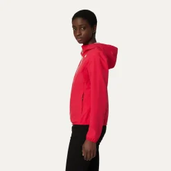 K-WAY Lily Stretch Poly Jersey - Jackets - Short - Woman - Red Berry New