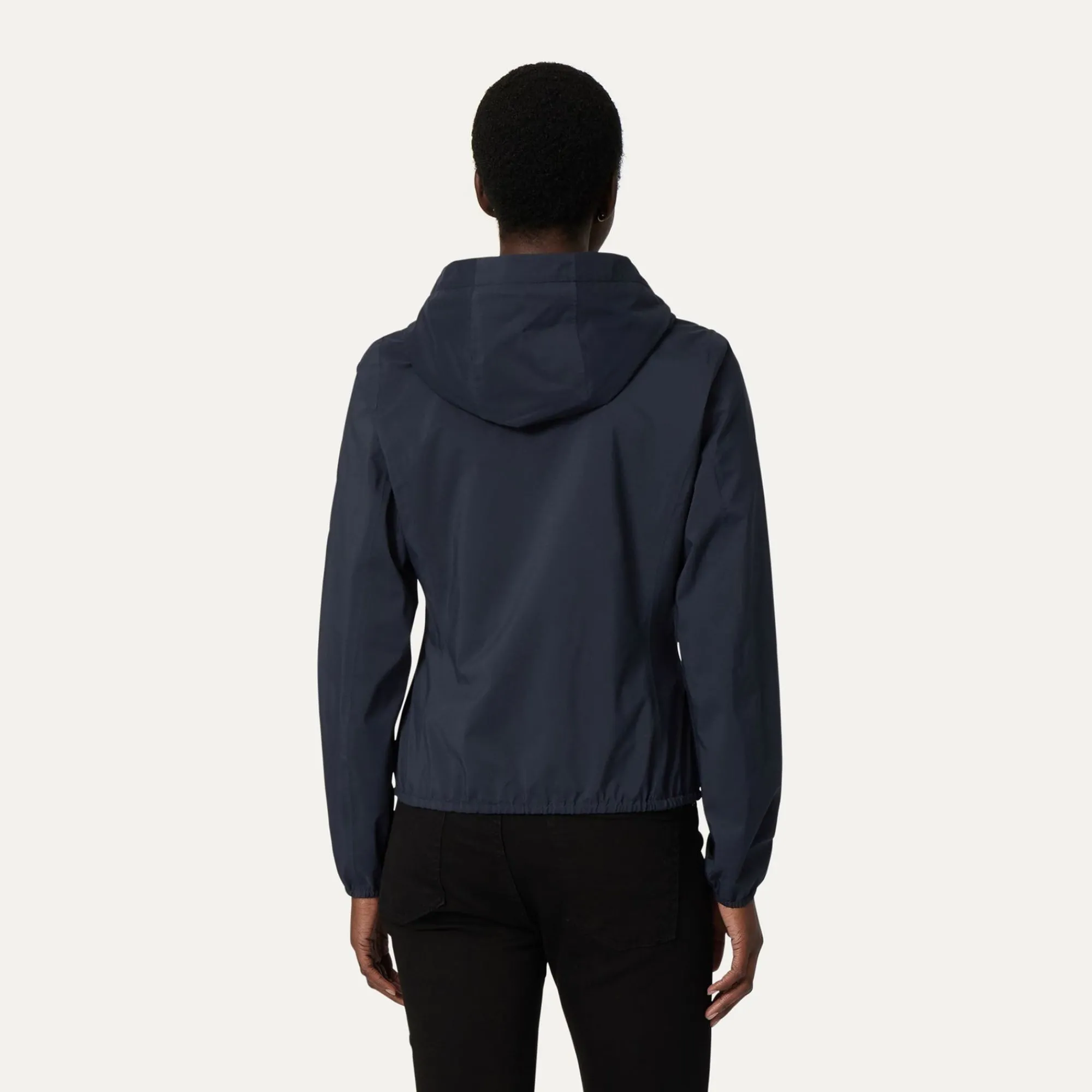 K-WAY Lily Stretch Poly Jersey - Jackets - Short - Woman - Blue Depth Best