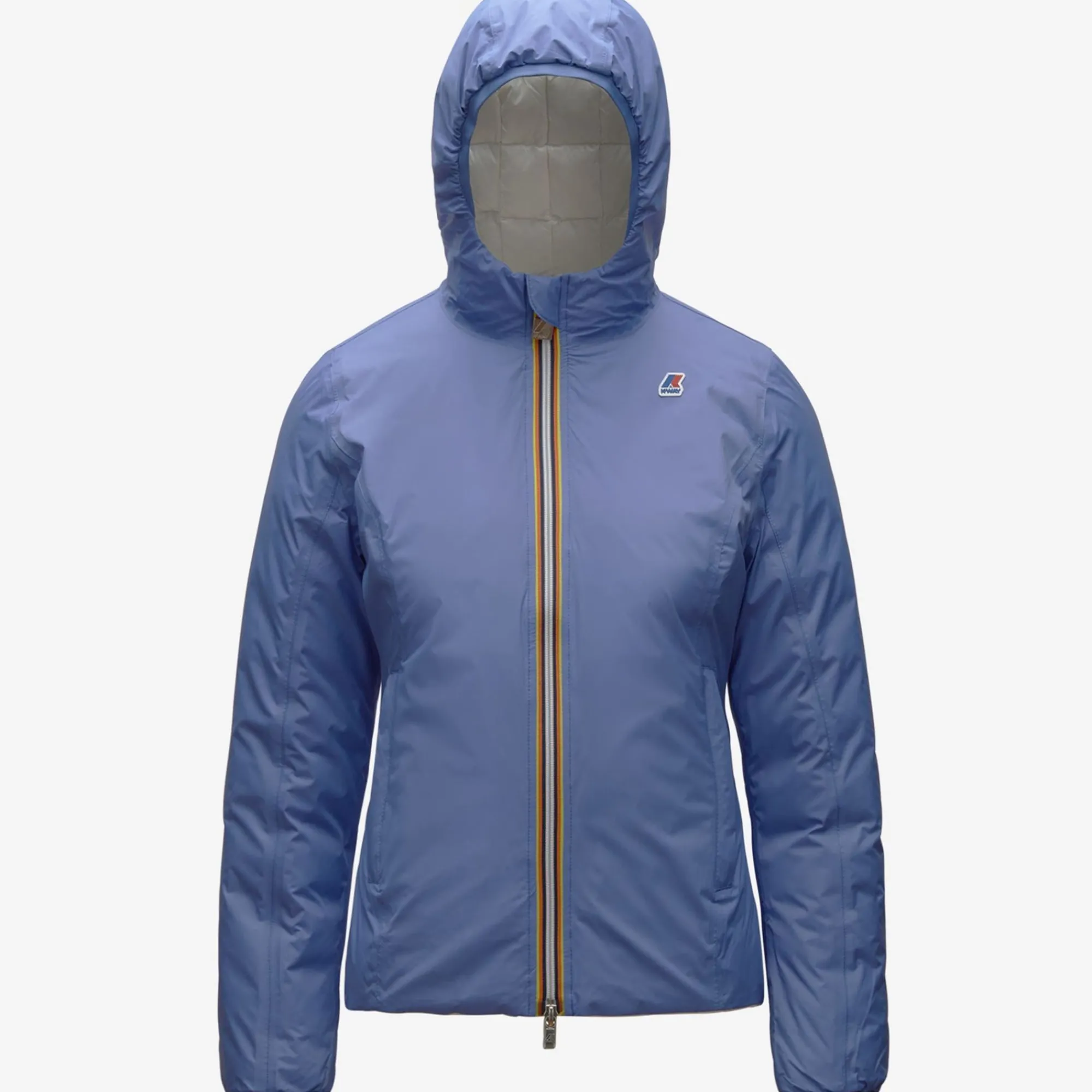 K-WAY Lily Thermo Plus.2 Reversible - Jackets - Short - Woman - Azure Dk-White Milk Flash Sale