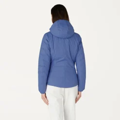 K-WAY Lily Thermo Plus.2 Reversible - Jackets - Short - Woman - Azure Dk-White Milk Flash Sale