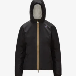 K-WAY Lily Thermo Plus.2 Reversible - Jackets - Short - Woman - Black Pure-White Milk Best Sale