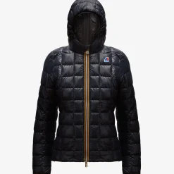 K-WAY Lily Thermo Plus.2 Reversible - Jackets - Short - Woman - Black Pure-Blue Depth Cheap
