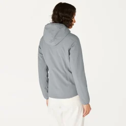 K-WAY Lily Warm Reversible - Jackets - Short - Woman - Grey Md Steel-Pink Dafne Hot