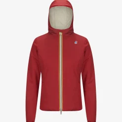 K-WAY Lily Warm Reversible - Jackets - Short - Woman - Red Dk Tomato-Beige Grey Best