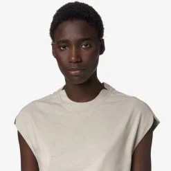 K-WAY Limmy - T-Shirtstop - Top - Woman - Beige Lt New