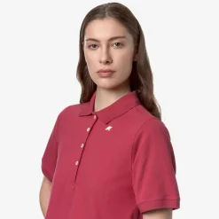 K-WAY Liselle - Polo Shirts - Polo - Woman - Dk Pink Discount