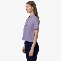 K-WAY Liselle - Polo Shirts - Polo - Woman - Violet Glicine New