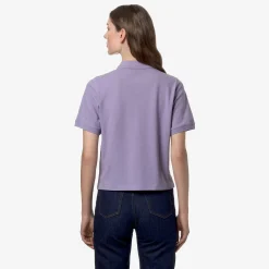 K-WAY Liselle - Polo Shirts - Polo - Woman - Violet Glicine New
