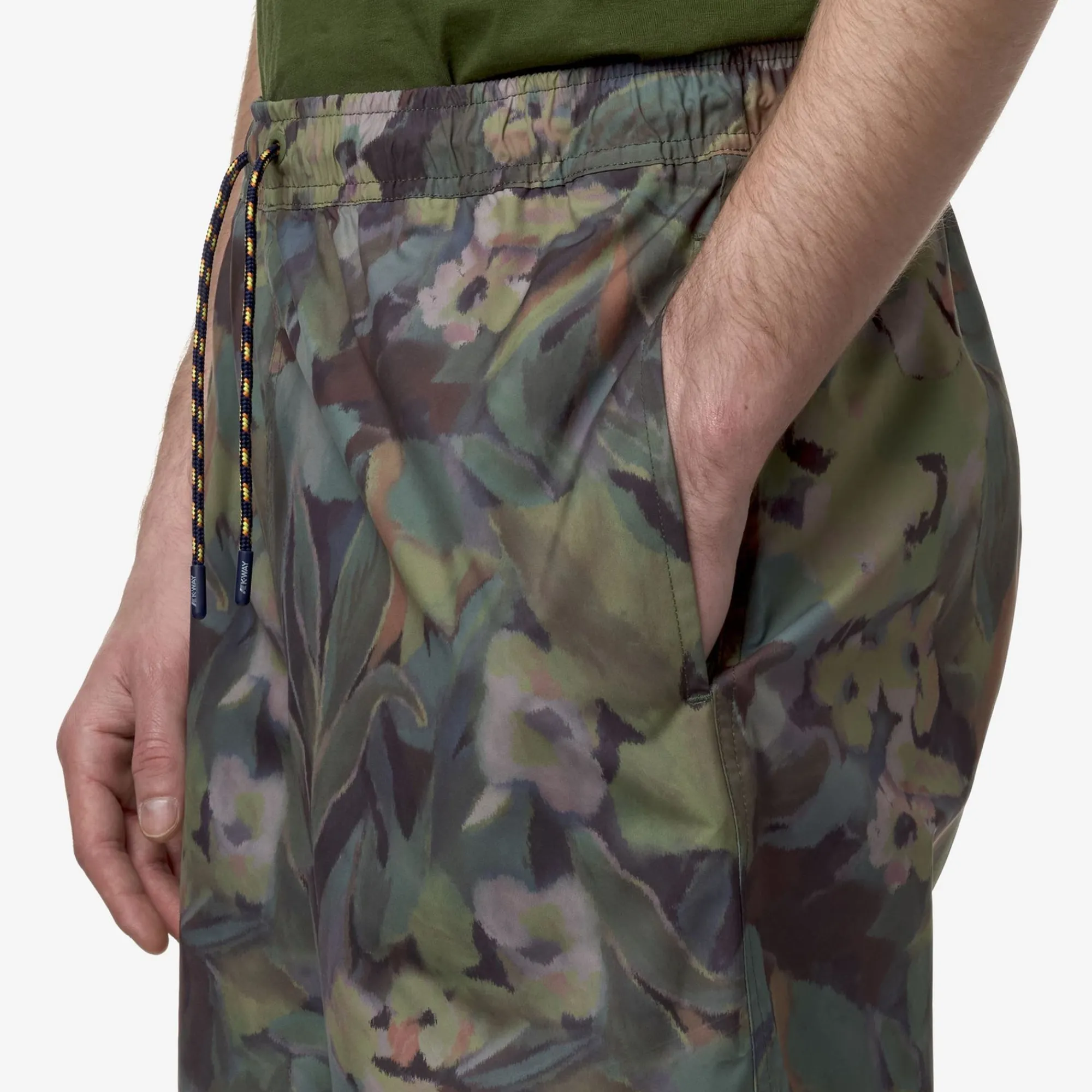 K-WAY Loir Graphic - Shorts - Sportshorts - Man - Floral Summer Graphic Discount