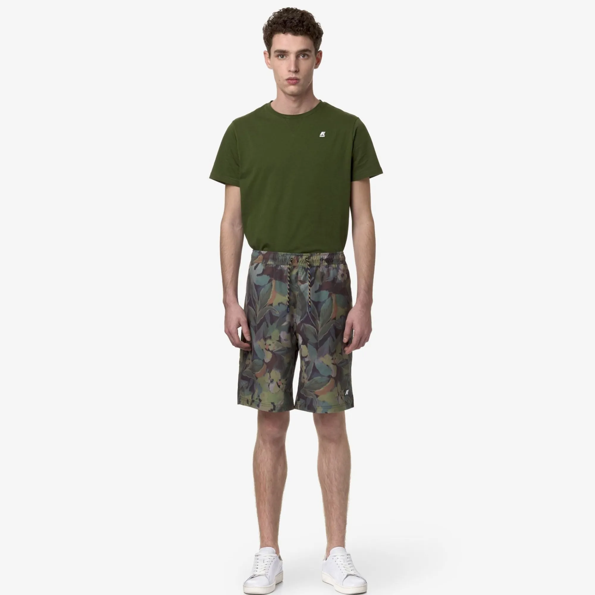 K-WAY Loir Graphic - Shorts - Sportshorts - Man - Floral Summer Graphic Discount