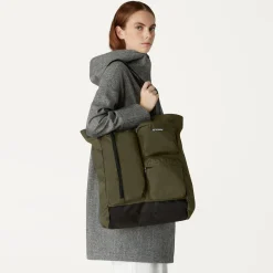 K-WAY Lorey - Bags - Shopping Bag - Unisex - Green Blackish Best