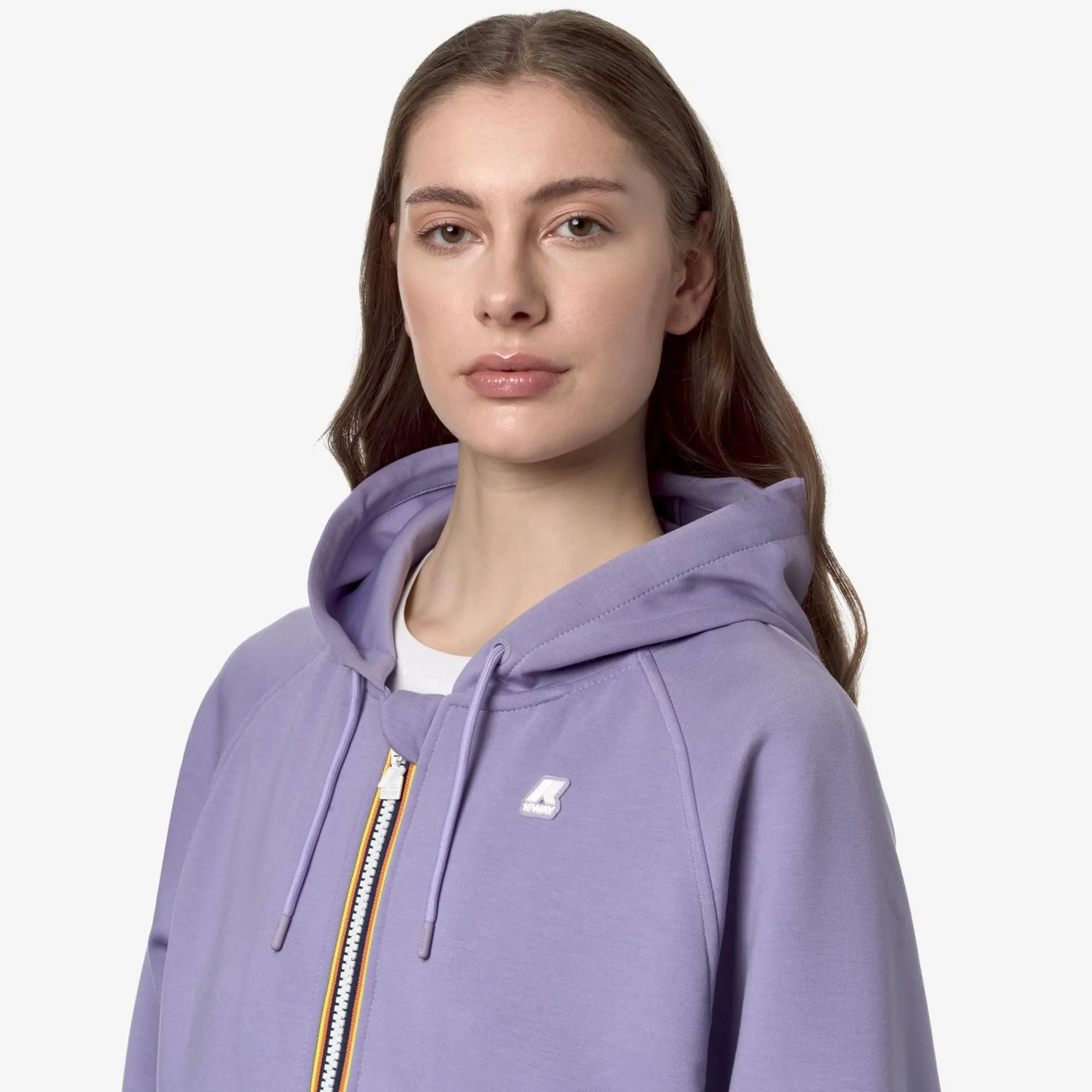 K-WAY Lydie Light Spacer - Fleece - Jacket - Woman - Violet Glicine Online