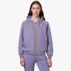 K-WAY Lydie Light Spacer - Fleece - Jacket - Woman - Violet Glicine Online