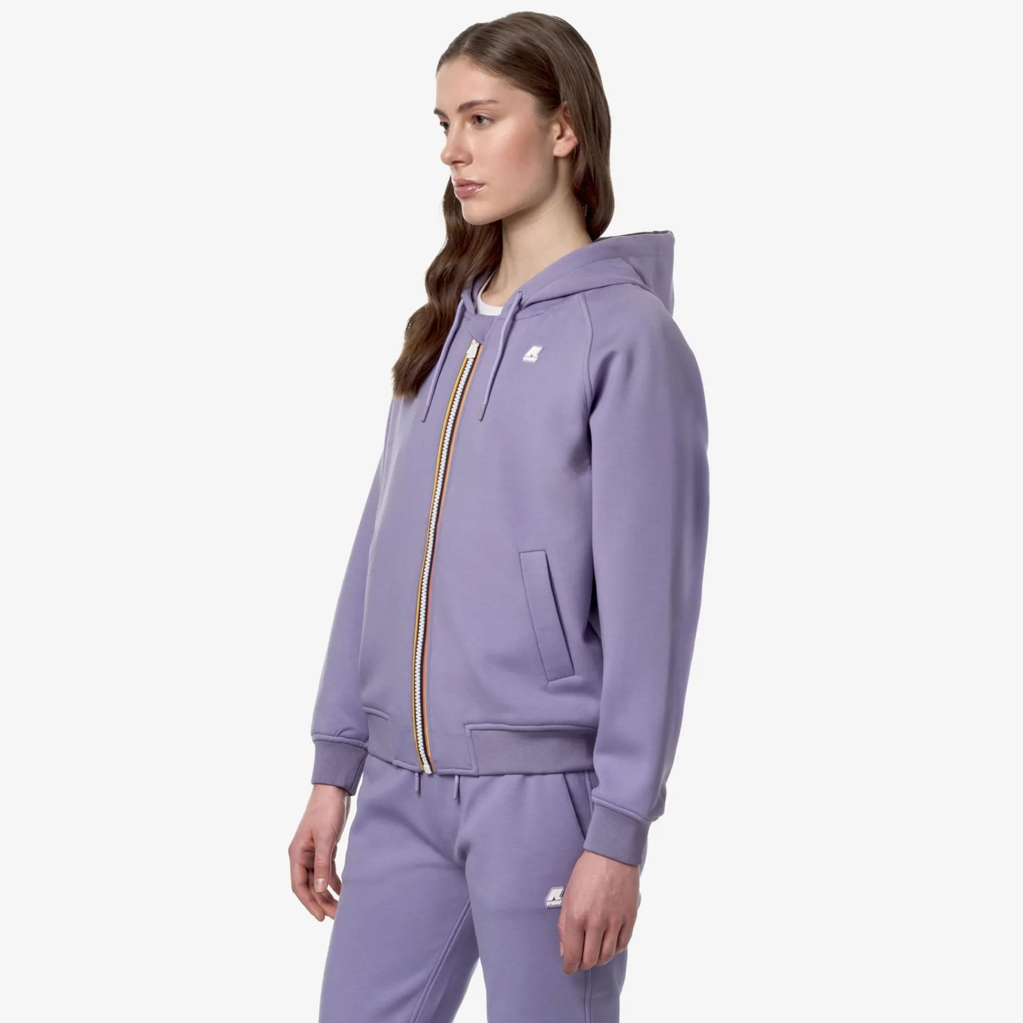 K-WAY Lydie Light Spacer - Fleece - Jacket - Woman - Violet Glicine Online