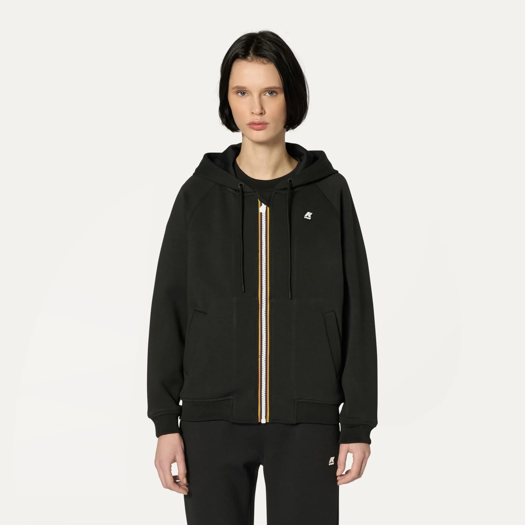 K-WAY Lydie Light Spacer - Fleece - Jacket - Woman - Black Pure Best Sale