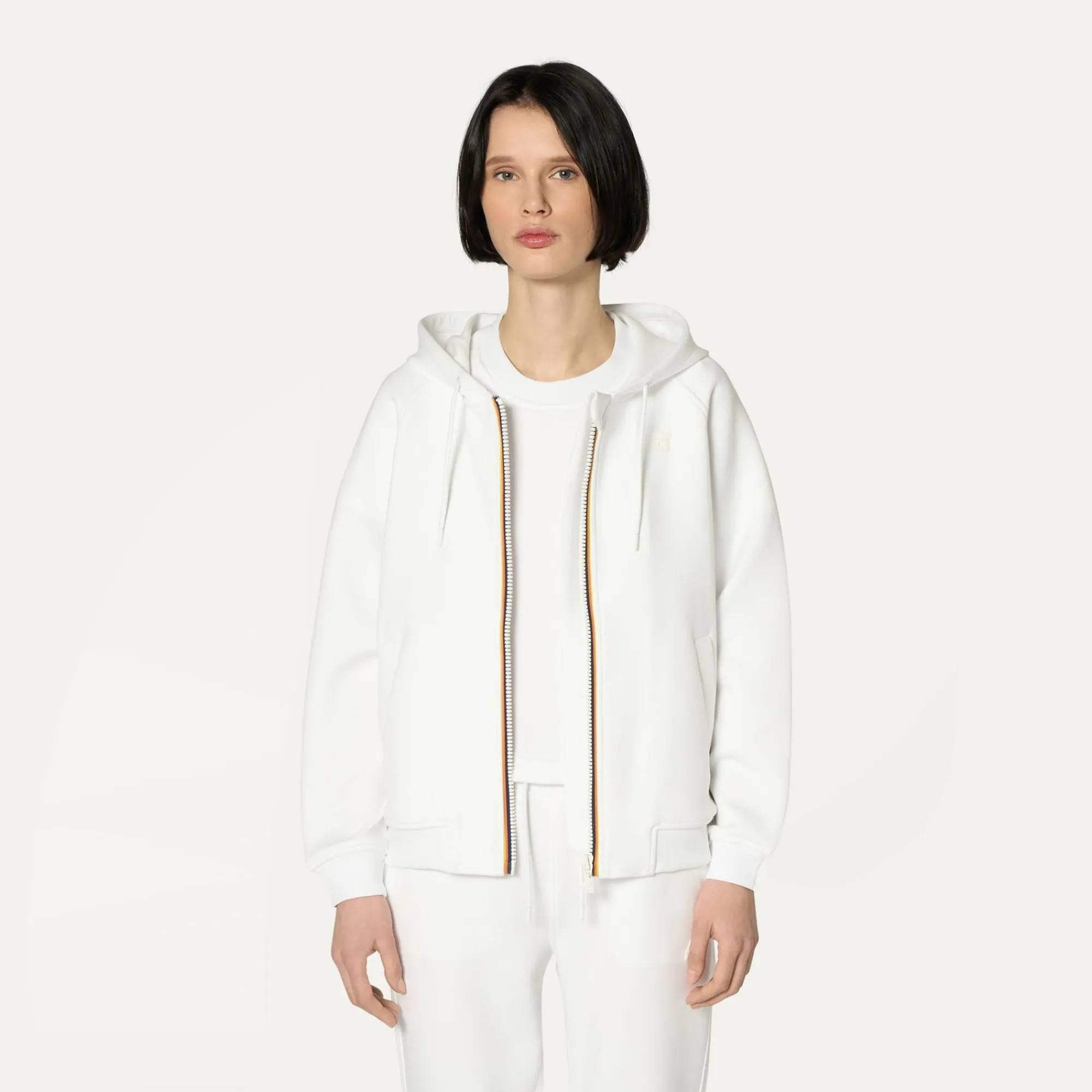 K-WAY Lydie Light Spacer - Fleece - Jacket - Woman - White Fashion