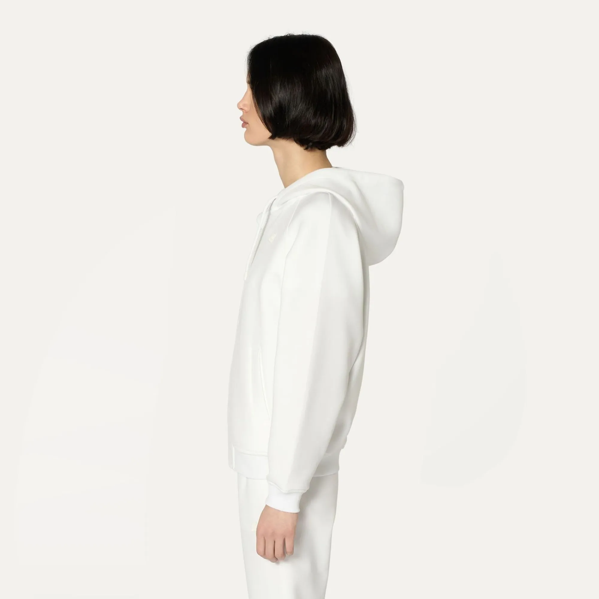 K-WAY Lydie Light Spacer - Fleece - Jacket - Woman - White Fashion