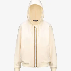 K-WAY Lydie Light Spacer - Fleece - Jacket - Woman - Beige Shortbread Outlet