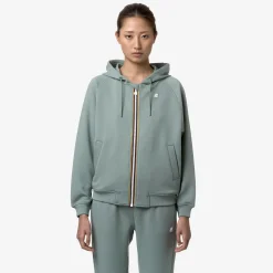K-WAY Lydie Light Spacer - Fleece - Jacket - Woman - Green Mold Best Sale